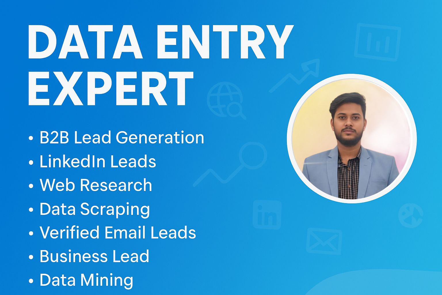 466608I will do data entry, lead generation, and targeted email collection for business