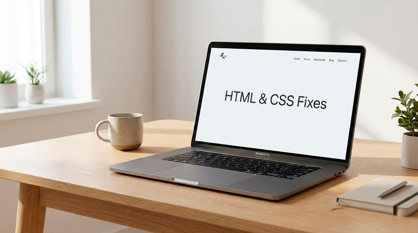 461836HTML / CSS / JavaScript – Fix, Bug & Small Tasks