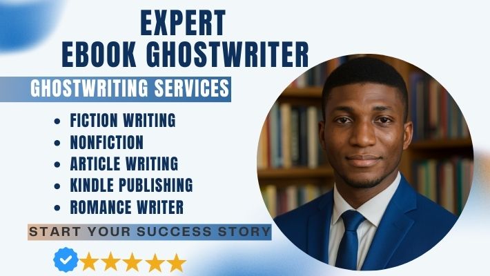 460732I will be your Expert eBook Ghostwriter for Fiction, Nonfiction, and Amazon KDP
