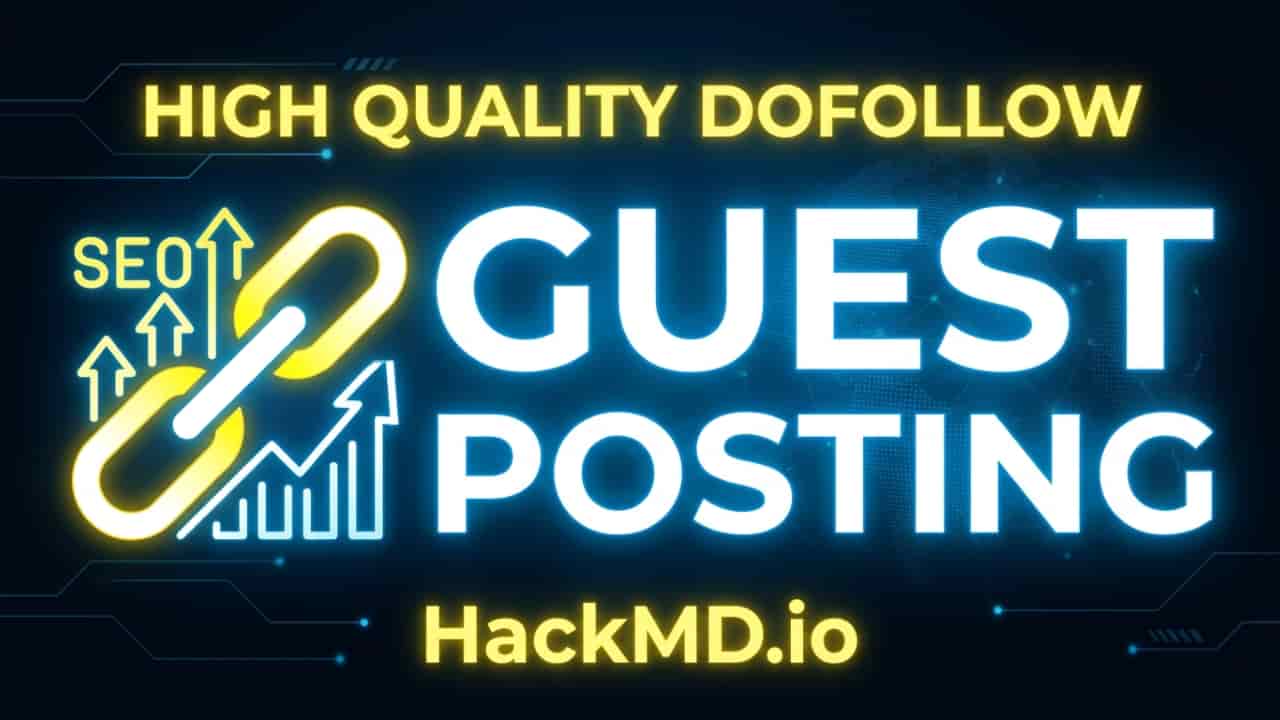 475733I will create high quality dofollow guest posts on HackMD.io for SEO backlinks