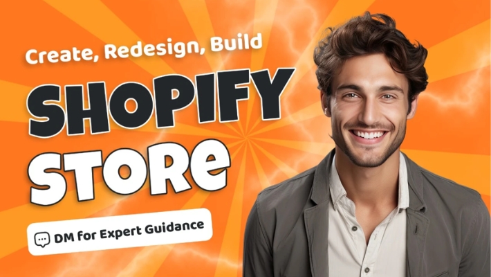 466548I will build shopify store design, shopify dropshipping store, shopify website