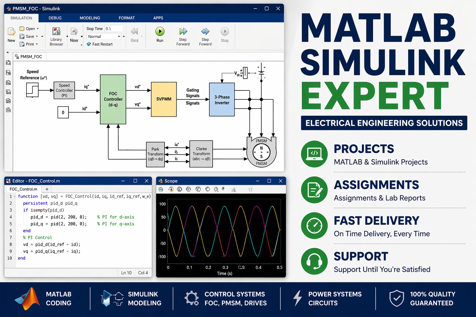 484352I will do MATLAB Simulink electrical engineering projects and assignments