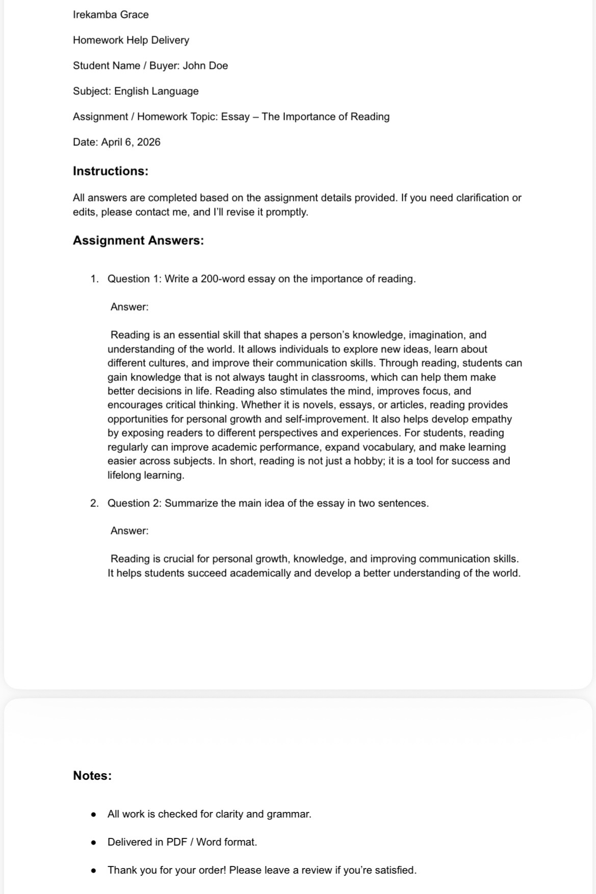 477682I will help with assignments and essays quickly