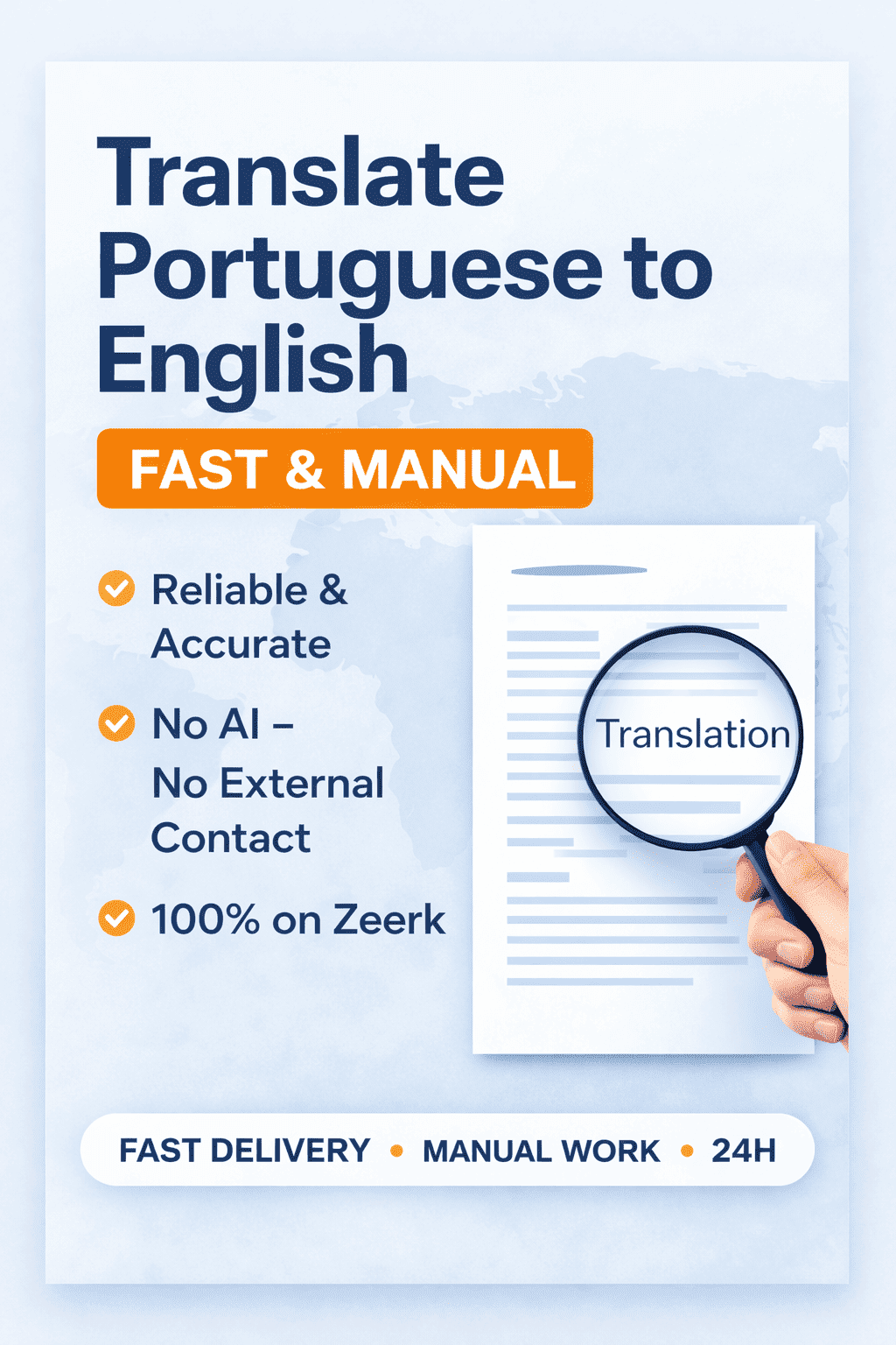 477795I will translate Portuguese to English in 24 hours