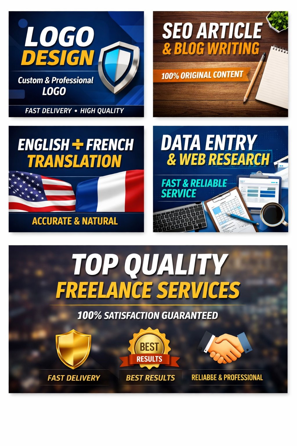 482959Multi-Skilled Expert in Writing, Translation, Data Entry & Design – Your Complete Solution