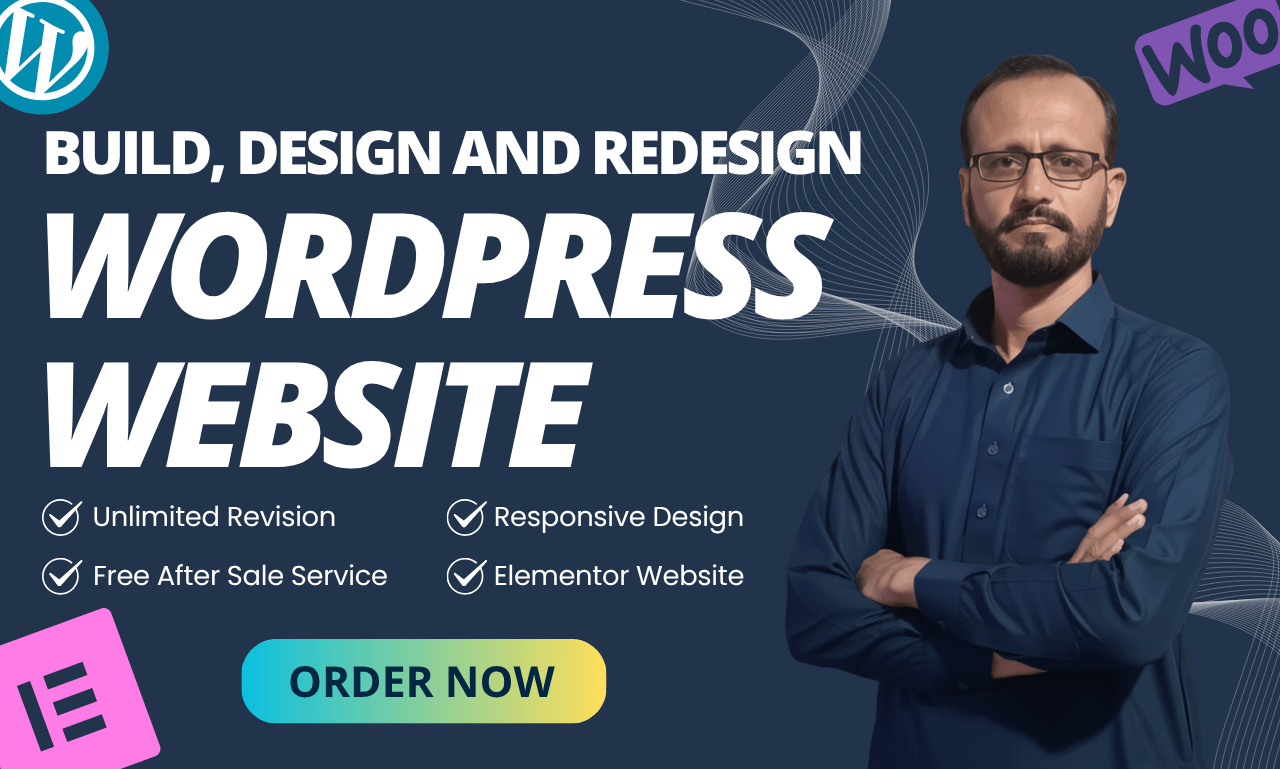 487955I will Develop full responsive Website for you with WordPress Elementor PRO as per your Requirement