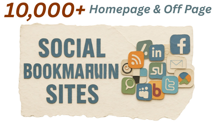 491885Powerful SEO 10,000+ Off Page Homepage Do Follow Permanent Social Bookmarking Backlinks Website Ranking High DA PA