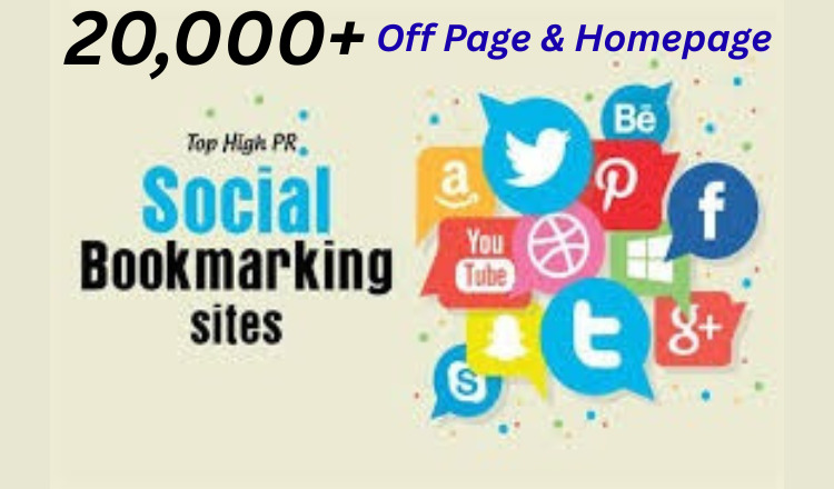 491909Powerful SEO 10,000+ Off Page Homepage Do Follow Permanent Social Bookmarking Backlinks Website Ranking High DA PA