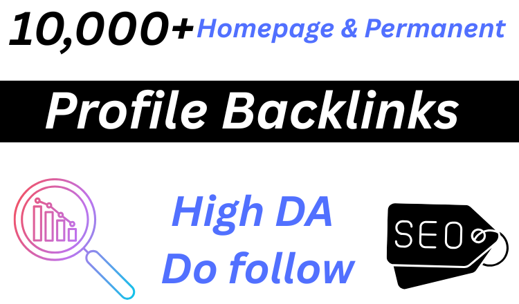 493076Powerful SEO 7000+ High Quality Homepage Do Follow Profile Backlinks High DA PA