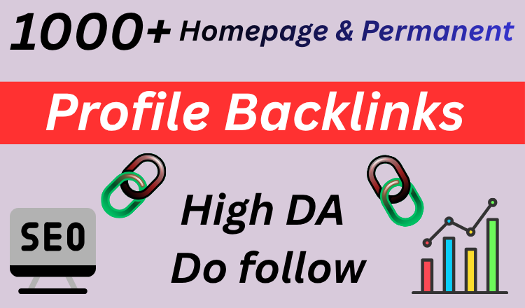 492430Powerful SEO 7000+ High Quality Homepage Do Follow Profile Backlinks High DA PA