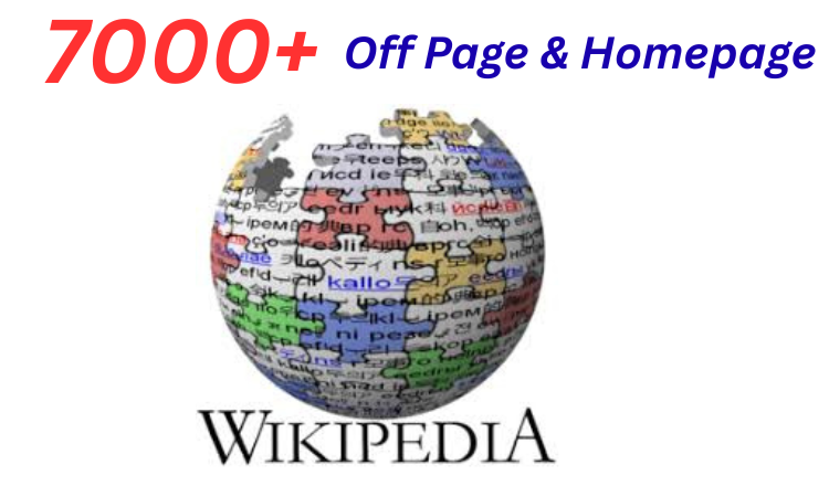 490989Wikipedia 5000+ Off Page SEO Homepage Do Follow Wiki Articles Natural Backlinks High DA PA