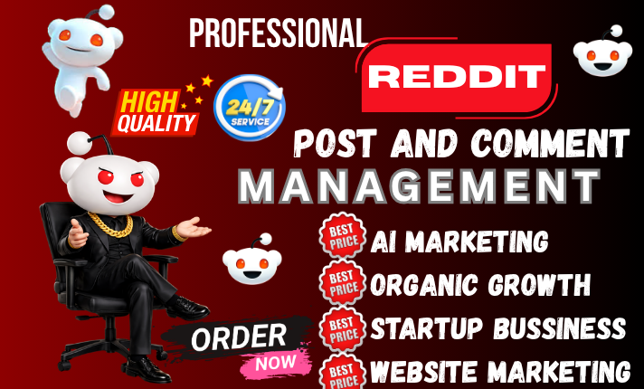 497052I will use organic Reddit SEO posts, comments, and backlinks to promote your AI tool, SaaS, web app, ecommerce store, game, book, kid video, brand, or website and help boost traffic and visibility.