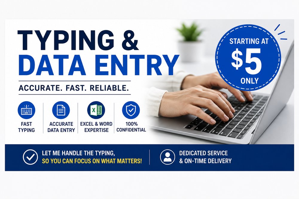 497380Copy writing and Data entry
