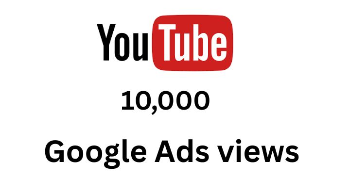 499124I Will Promote Your YouTube Video to Reach 10K+ Views with Google Ads