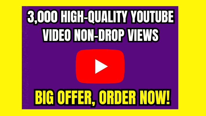 506448Get 5000 YouTube Video High Quality Views, Non-drop and Permanent
