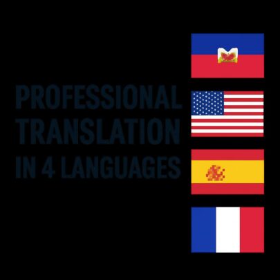 510111Multilingual Document Translator (Spanish, Creole, English, French)