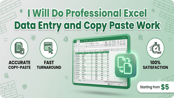 508899I will convert PDF to Excel, PDF to Word, and do typing work accurately