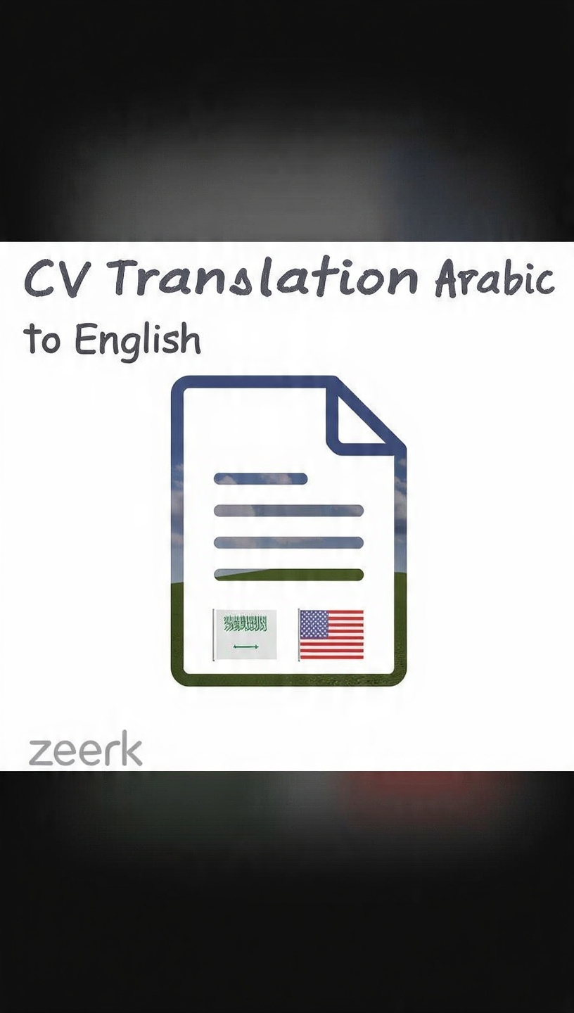 505085I will translate your CV from Arabic to English professionally
