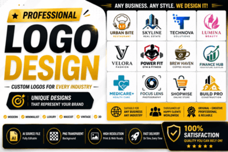 510289I will design professional logo and brand identity for your business