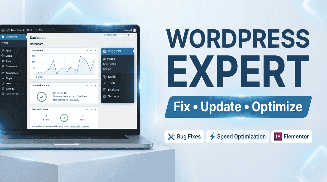 514158I will fix, update, optimize, and manage your WordPress website professionally