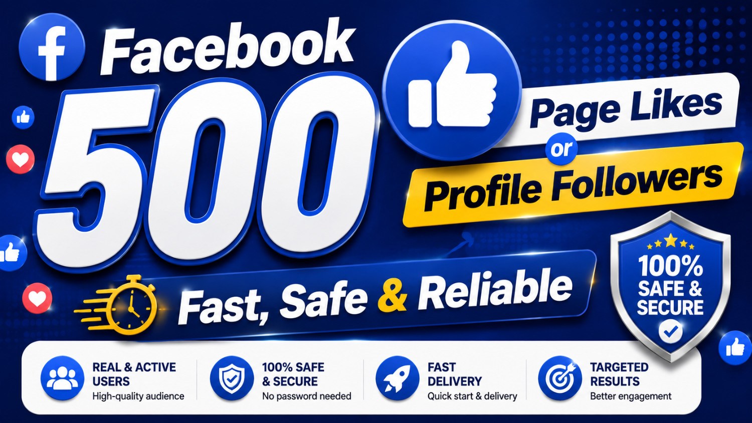 514708200 Real-Looking Facebook Page Likes or Profile Followers — Fast & Secure