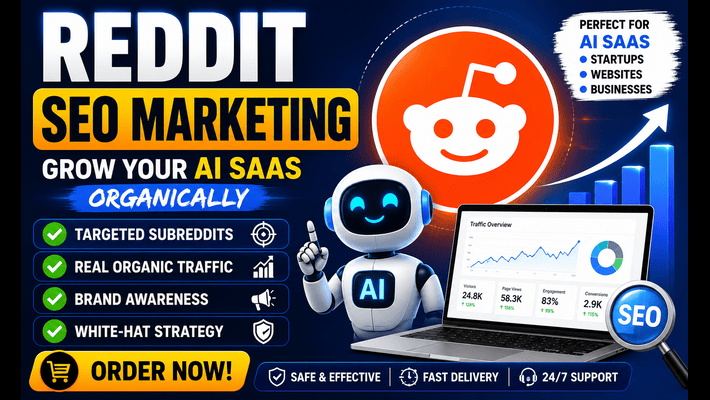 512111I will do reddit SEO post for business website ai app product link promotion