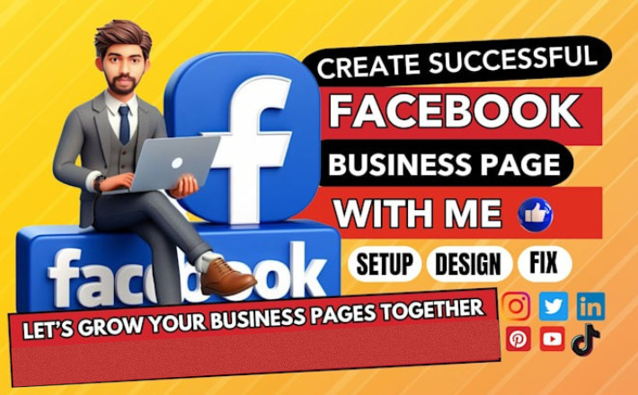 514066I will Setup Design manage and Optimize Facebook Business Page Creation and Promotion