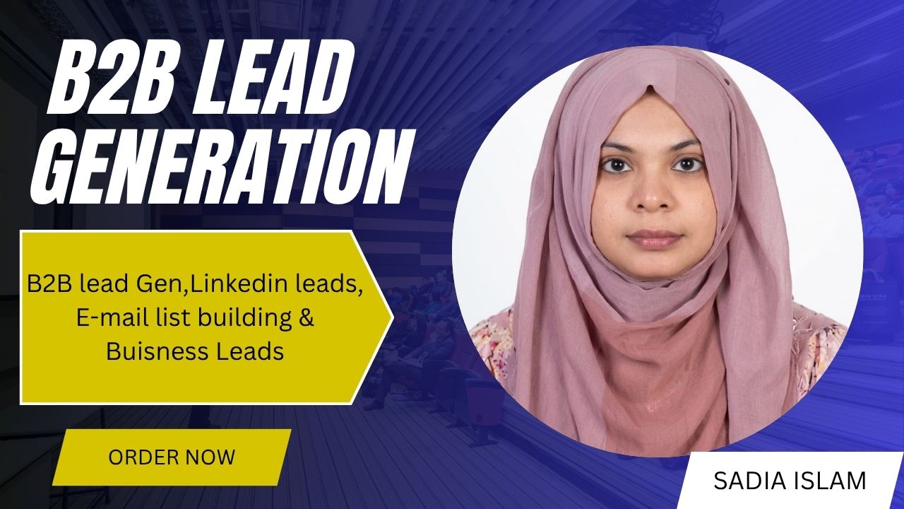 513274I Will do B2B lead generation for any business industry
