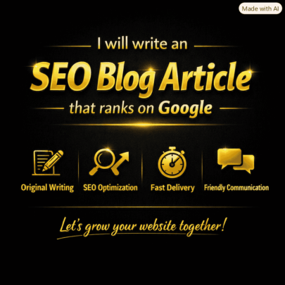 511942I will write an SEO blog article that ranks on Google