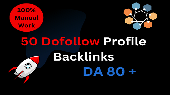 515831I will Create Manually 150 High Quality Profile backlinks with DA 50+