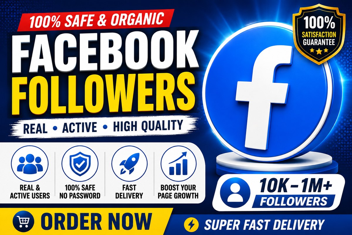 515690Get 5000+ Real Facebook Page Followers | Organic & Safe Growth