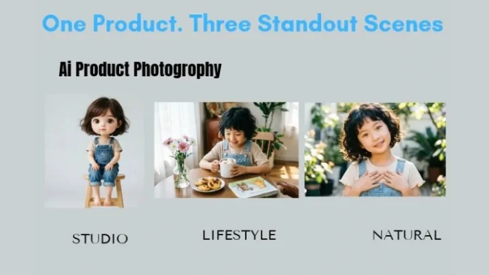 523394AI Product 5 Photography: One Product. Three Standout Scenes