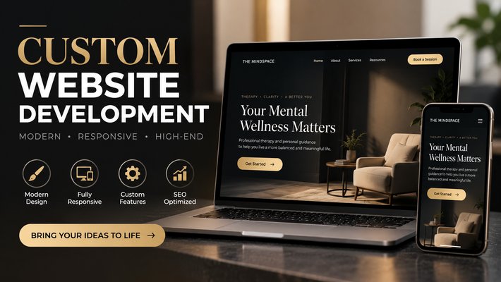 522126I Will Build a High-End Custom Website with Premium Design and Modern Development