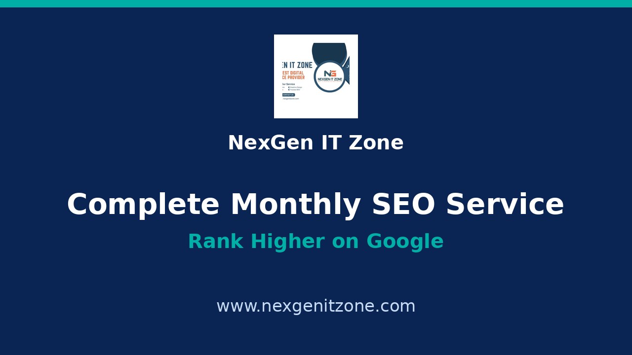 525892Complete Monthly SEO Service